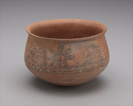 Painted Bowl with Faunal and Floral Design, 5th century, Pakistan, Ancient region of Gandhara,