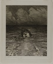 Downfall, plate twelve from A Life, 1884, Max Klinger, German, 1857-1920, Germany, Etching and
