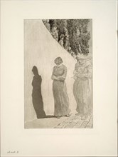 Shame, plate nine from A Love, 1887, Max Klinger, German, 1857-1920, Germany, Etching, engraving,