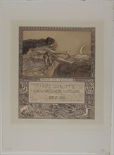 Card for the Gurlitt Exhibition: Imagination and the Child Artist, 1881, Max Klinger, German,
