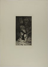 Dreams, plate three from A Life, 1884, Max Klinger, German, 1857-1920, Germany, Etching on cream