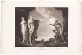 Prospero, Miranda, Caliban and Ariel, 1797, Jean Pierre Simon (British, born before 1750-c. 1810),