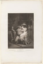 Prince Hal and Poins Surprise Falstaff with Doll Tearsheet, 1795, William Satchwell Leney (English,