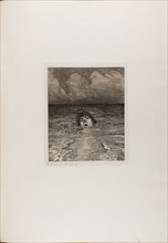 Downfall, plate twelve from A Life, 1884, Max Klinger (German, 1857-1920), printed by Otto Felsing