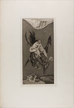 Temptation, plate four from A Life, 1884, Max Klinger (German, 1857-1920), printed by Otto Felsing