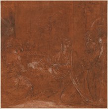 The Adoration of the Shepherds, 1611/12, Ludovico Carracci, Italian, 1555-1619, Bologna, Pen and