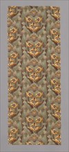 Panel, 1890s, England, Cotton, plain weave, double-faced roller printed, 215.3 × 82 cm (84 3/4 × 32