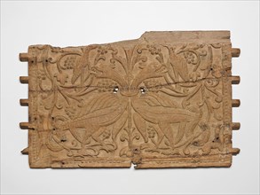 Carved Panel with Mythical Birds, Late 16th century, India, Deccan or Portuguese Goa, Deccan, Wood,