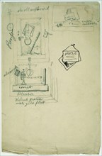 Still Life Sketch, n.d., William Michael Harnett, American, born Ireland, 1848-1892, United States,