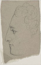 Profile Sketch, n.d., William Michael Harnett, American, born Ireland, 1848-1892, United States,