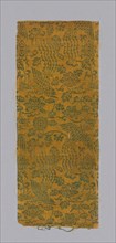 Sutra Cover, Ming dynasty (1368–1644), c. 1590’s, China, Silk, plain weave with supplementary