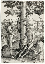 Adam and Eve (The Fall of Man), c. 1514, Lucas van Leyden, Netherlandish, c. 1494-1533,