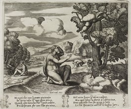 Cupid Fleeing from Psyche, 1530/40, Master of the Die (Italian, active c. 1530-1560), after Michiel