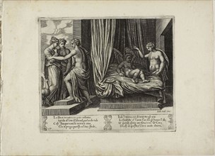 Venus Reprimanding Her Son, from The Story of Psyche, 1530/40, Master of the Die (Italian, active c