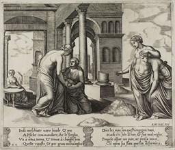 Venus Ordering Psyche to Sort a Heap of Grain, 1530/40, Master of the Die (Italian, active c.