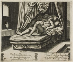Cupid and Psyche Together in the Nuptial Bed, 1530/40, Master of the Die (Italian, active c.
