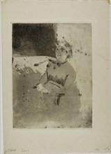 The Corner of the Sofa (No. 1), c. 1879, Mary Cassatt, American, 1844-1926, United States, Soft