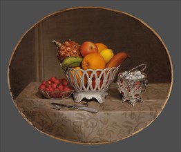 Fruit Piece, 1860, Hannah Brown Skeele, American, 1829–1901, United States, Oil on canvas, 50.8 ×