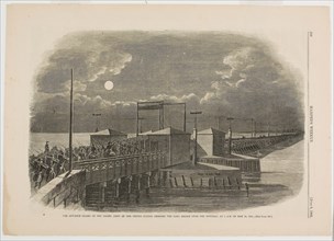 The Advance Guard of the Grand Army of the United States Crossing the Long Bridge over the Potomac