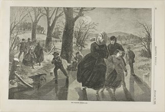The Skating Season, published January 18, 1862, Winslow Homer (American, 1836-1910), published by