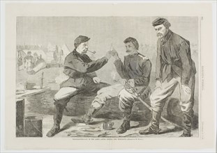 Thanksgiving Day in the Army—After Dinner: The Wish Bone, published December 3, 1864, Winslow Homer
