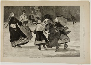Winter—A Skating Scene, published January 25, 1868, Winslow Homer (American, 1836-1910), published