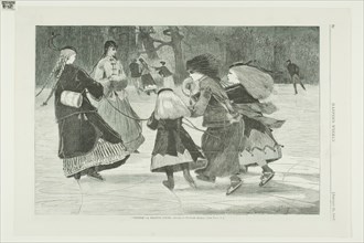 Winter—A Skating Scene, published January 25, 1868, Winslow Homer (American, 1836-1910), published