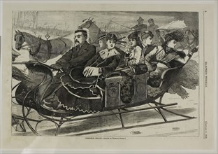 Christmas Belles, published January 2, 1869, Winslow Homer (American, 1836-1910), published by
