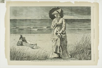 On the Beach—Two Are Company, Three Are None, published August 17, 1872, Winslow Homer (American,