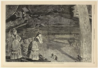 Under the Falls, Catskill Mountains, published September 14, 1872, Winslow Homer (American,