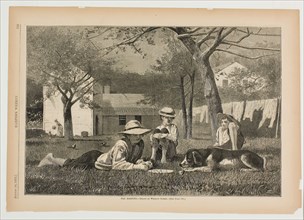 The Nooning, published August 16, 1873, Winslow Homer (American, 1836-1910), published by Harper’s