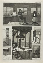Watch-Tower, Corner of Spring and Varick Streets, New York, published February 28, 1874, Winslow