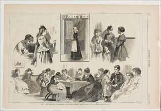 New York Charities—St Barnabas House, 304 Mulberry Street, published April 18, 1874, Winslow Homer