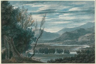 The Valley of the Eisak Near Brixen in the Tyrol, 1783/84, John Robert Cozens, English, 1752-1797,