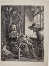 Milton Dictating to Ellwood the Quaker, 1804/05, James Barry, Irish, 1741-1806, Ireland, Etching