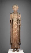 Shinto Deity in the Guise of the Monk Hyeja, 11th/early 12th century, Japan, Wood with traces of