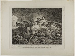 Lot and His Daughters, 1748, Joseph Marie Vien, I (French, 1716-1809), after Jean François de Troy