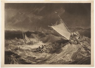 A Shipwreck, 1805/07, Charles Turner (English, 1773-1857), after Joseph Mallord William Turner