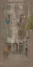 Corte del Paradiso, 1880, James McNeill Whistler, American, 1834-1903, United States, Pastel and