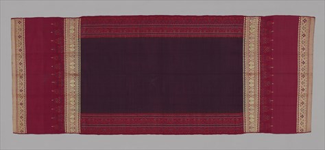 Woman’s Shoulder Cloth (Selendang limar), 19th century, Indonesia, Sumatra, Palembang, Sumatra,