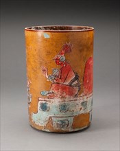Vase Depicting a Courtly Scene, A.D. 600/800, Late Classic Maya, Petén region, Guatemala,