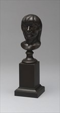 Head of an American Indian, Modeled 1848/49, cast 1849, Henry Kirke Brown, American, 1814–1886,