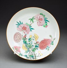 Dish, c. 1725, Qing dynasty (1644–1911), Yongzhen period (1723–1735), China, Hard-paste porcelain