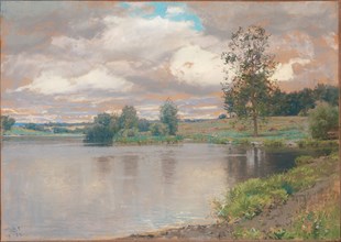 Lake at Appledale, 1884, Walter Launt Palmer, American, 1854-1932, United States, Pastel on tan