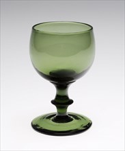 Claret Glass, c. 1824/40, Attributed to Jersey Glass Company, American, 1824–62, Jersey City, New