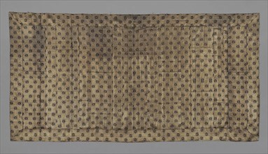 Kesa, late Edo period (1789–1868), 1801/44, Japan, Silk and gold-leaf-over-lacquered-paper strip,