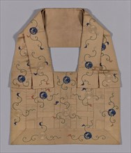 Kesa, Meiji period (1868–1912), 1870/1900, Japan, Wool, warp-float faced 4:1 satin weave,