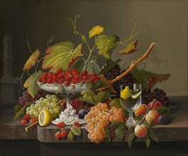 An Abundance of Fruit, c. 1860, Severin Roesen, American, born Germany, 1815/17–1872, Germany, Oil