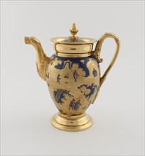 Teapot, c. 1820, Denuelle Porcelain Manufactory (French, 1818-1829), France, Paris, Paris,