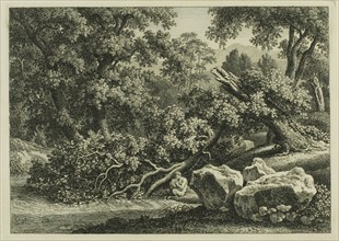 Landscape with Pan Playing a Flute, 1795, Johann Christian Reinhart, German, 1761-1847, Germany,